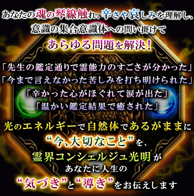 魂の琴線触れ導く【光照らす人生の気づき】霊界コンシェルジュ◇光明