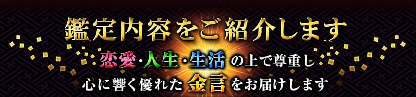 鑑定内容をご紹介します